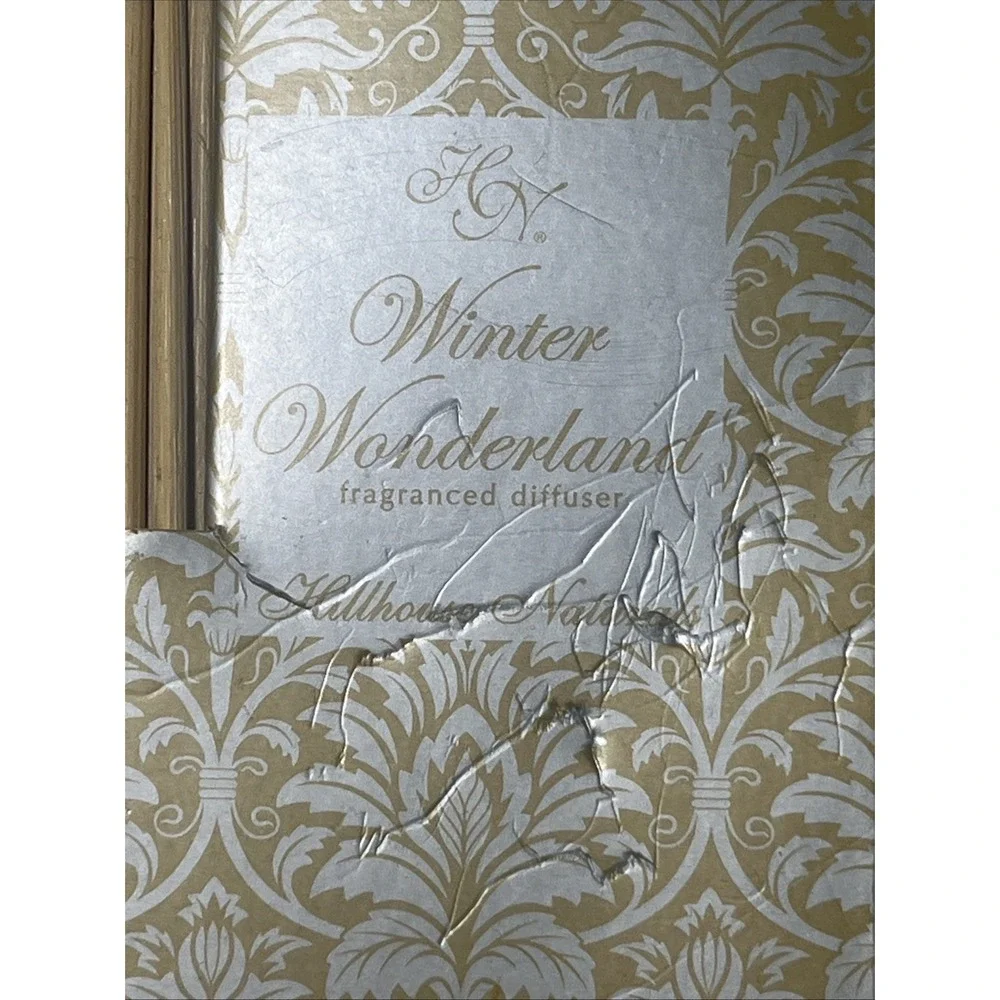 Retired Hillhouse Naturals Reed Diffuser Winter Wonderland 4oz NIB
